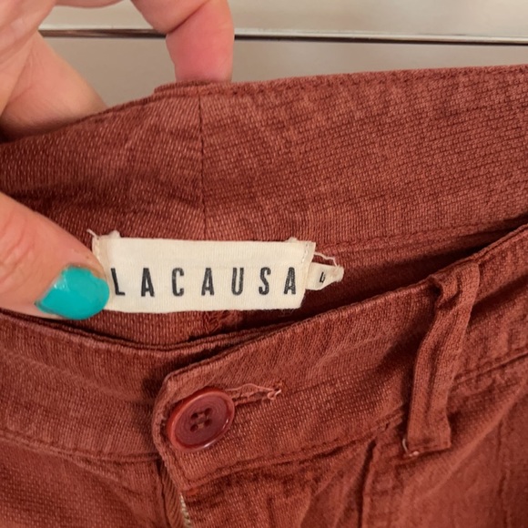 LACAUSA pants Rust size 4 - Picture 2 of 5
